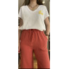Tee Shirt Cerise jaune