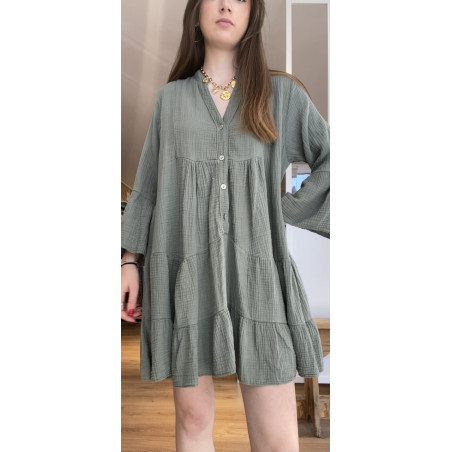 Robe Bohème kakie