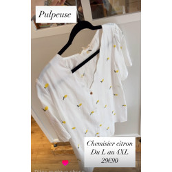 chemisier citron+
