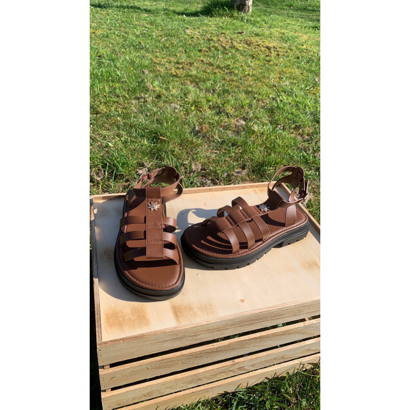 Sandales chocolat