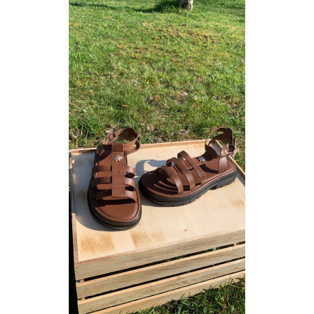 Sandales chocolat