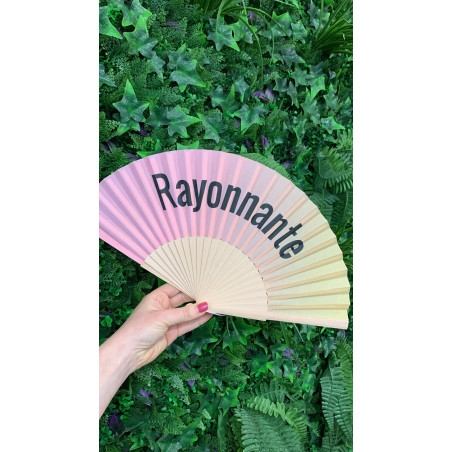 Éventail rayonnante