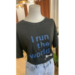 Tee shirt « i run the world »