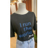Tee shirt « i run the world »