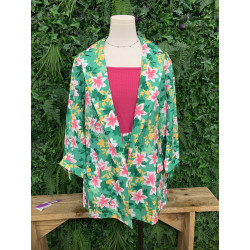 veste blazer tropic verte