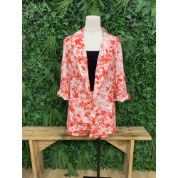 Veste blazer tropic rose