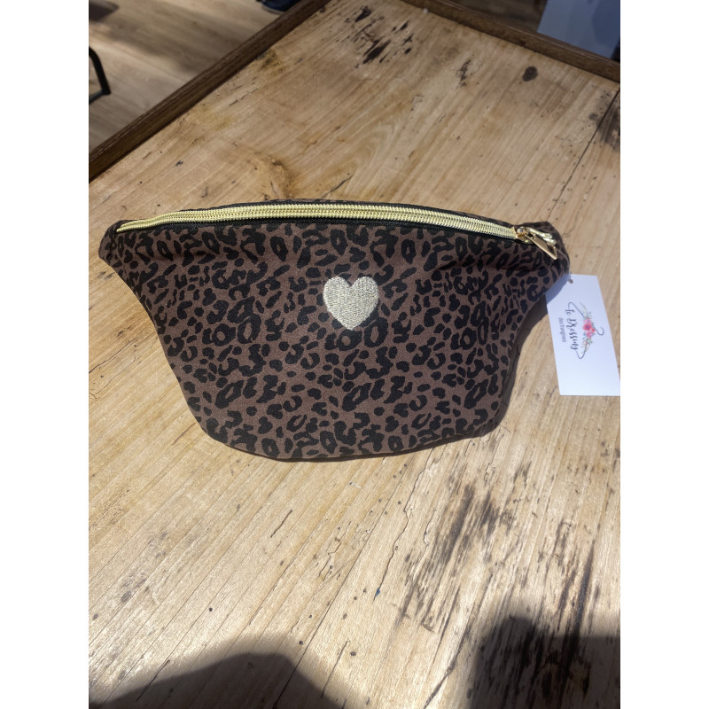 banane coton leopard foncé